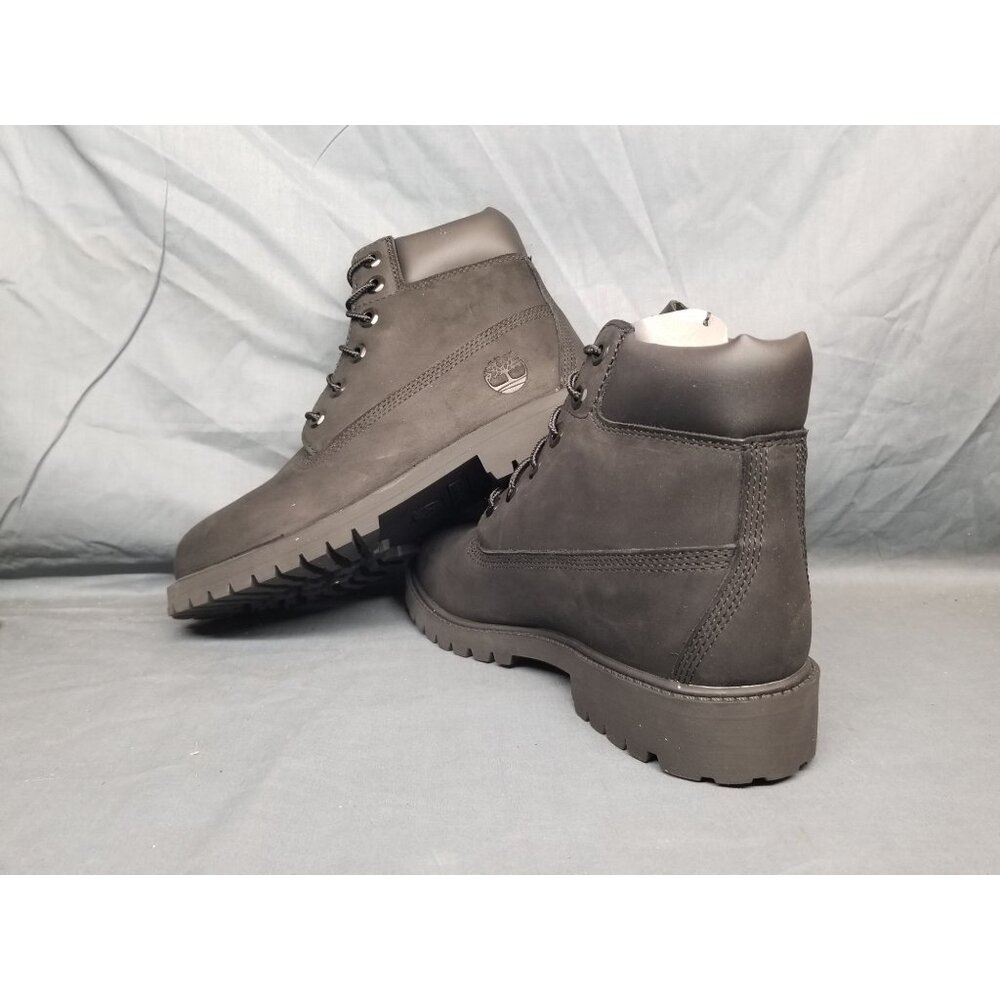 Timberland Boys 6 Inch Premium Waterproof Boots Lace Up Black Size 10 NEW NO BOX - Picture 6 of 8